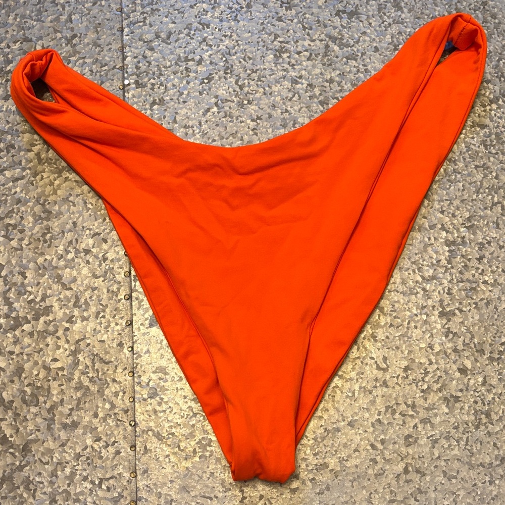 NWOT Women’s L*SPACE High Waist Bikini Orange MSRP $84 Size Medium